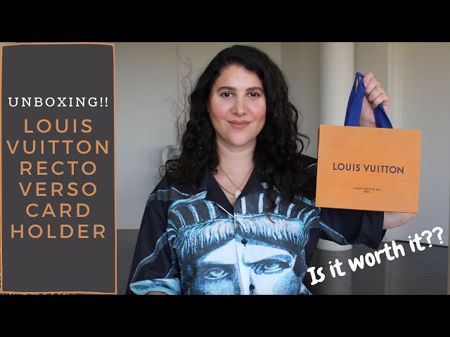 ASMR  unboxing my newLouis Vuitton Recto Verso in reverse