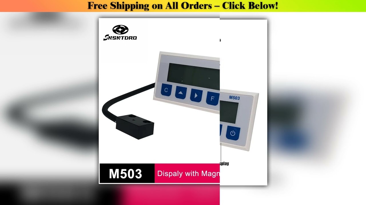 M503 Micro Magnetic Scale Integrated Embedded Measurement Display system Quasi-absolute type
