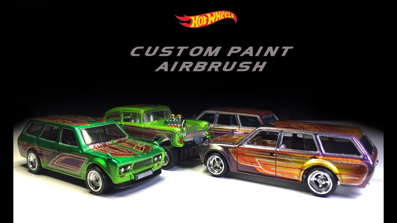Custom Paint Airbrush Diecast Hot Wheels YouTube