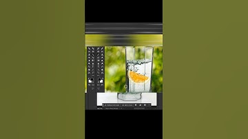 Lemon in glass on Photoshop #photography#art #shorts#art@AMTrends003