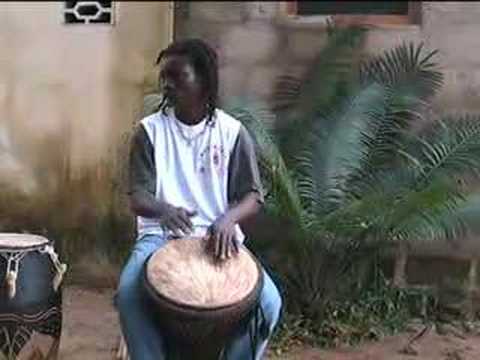 Kossi percussion - Djembé - at Lomé TOGO