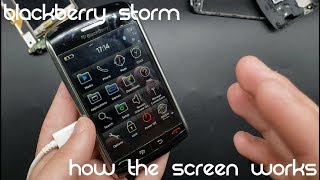 BlackBerry Storm - How the Screen Works