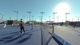 VR180 Garriotte-Rokicsak vs Zbinden-DeJager-hale - PPA Championships Las Vegas - Pro Pickleball