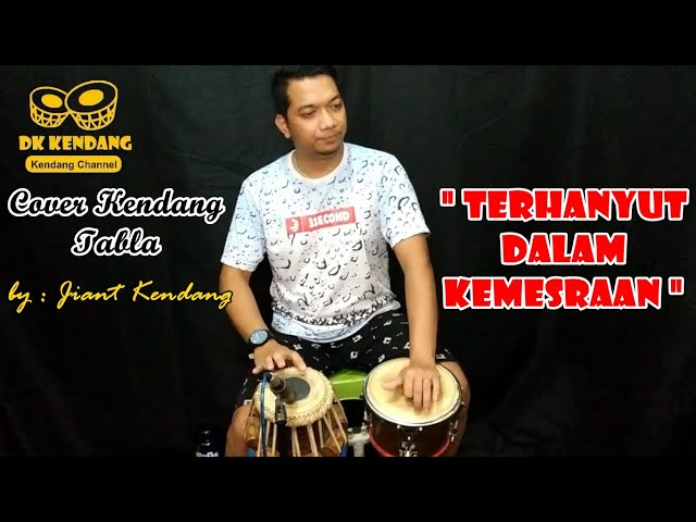 TERHANYUT - COVER KENDANG (Teknik Ropelan / Krutukan Tabla Versi Panjang Keren Abisss) class=