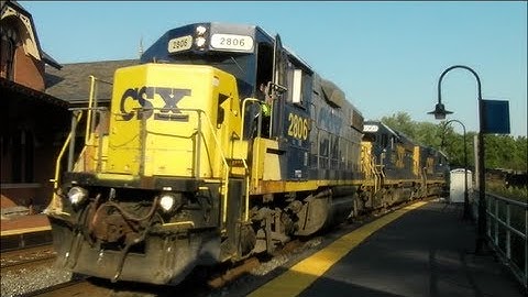 EMD GP38-2, EMD GP40-2, and CSX GP35RDMT and MARC MP36PH-3C