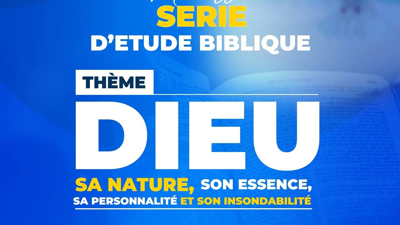 Les modes opératoires du DIEU-ESPRIT | Pasteur Moïse LAURENT | ETUDE BIBLIQUE | 3 mars 2026