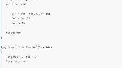 c++ Binary and Binary to Decimal Conversion