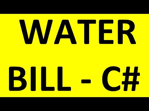 Tecq Mate | C#/C Sharp | WinForms | GUI Only | Water Billing Application