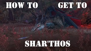 WoW World Quest - The Sleeping Corruption: Shar'thos Slain - NPC Location and Path