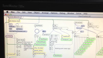 Max/MSP Jitter / cv.jit.faces - tracking patch controlling PZT camera explanation
