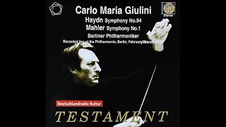 Mahler: Symphony No. 1 - Giulini / 말러: 교향곡 1번 - 줄리니