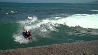 Boogie Boarding at Waikiki Beach