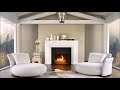 Modern Style Cabin with Fireplace and Rain Sounds   Relaxing Ambience