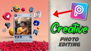 Frame Photo Editing || Instagram Creative Frame Photo Editing In Picsart || Photo Editing Tutorial screenshot 4