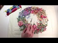 Dimensions #35040 🌸 Wreath of all seasons/ Готовая работа