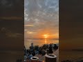 Beautiful Sunset Timelapse in Istanbul Akvaryum Aquarium Florya