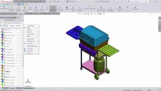 Tech Tips: Assign colors to the top level components of an assembly  SOLIDWORKS