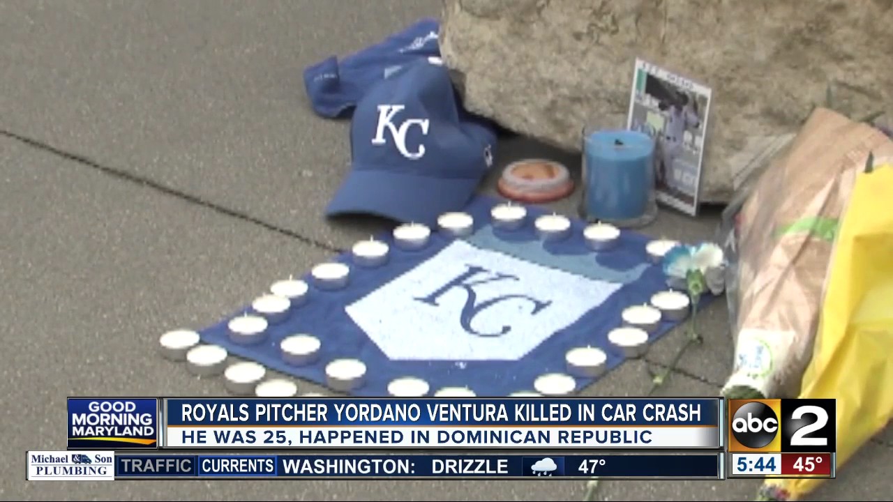 Royals pitcher Yordano Ventura dies in crash