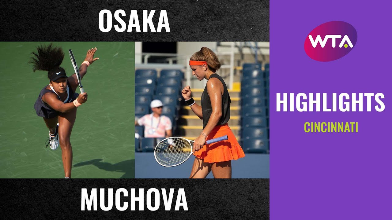 Naomi Osaka vs. Karolina Muchova | 2020 Cincinnati Second Round | WTA Highlights