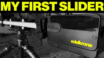 MY FIRST SLIDER and SLIDER TIMELAPSE! (Edelkrone SliderPLUS v5 unboxing, Edelkrone Slide Module v3)