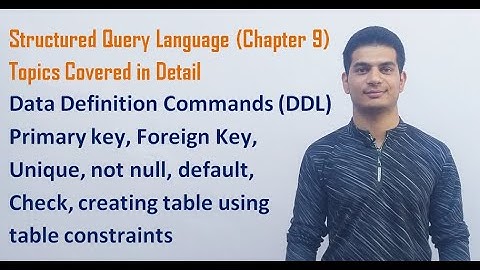 Structured Query Language (SQL) | Class 12 Computer Science with Python (Video 49)