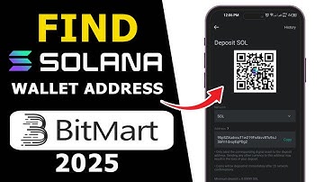 How to Find Solana Wallet Address on Bitmart Exchange - Find Your SOL Deposit Address