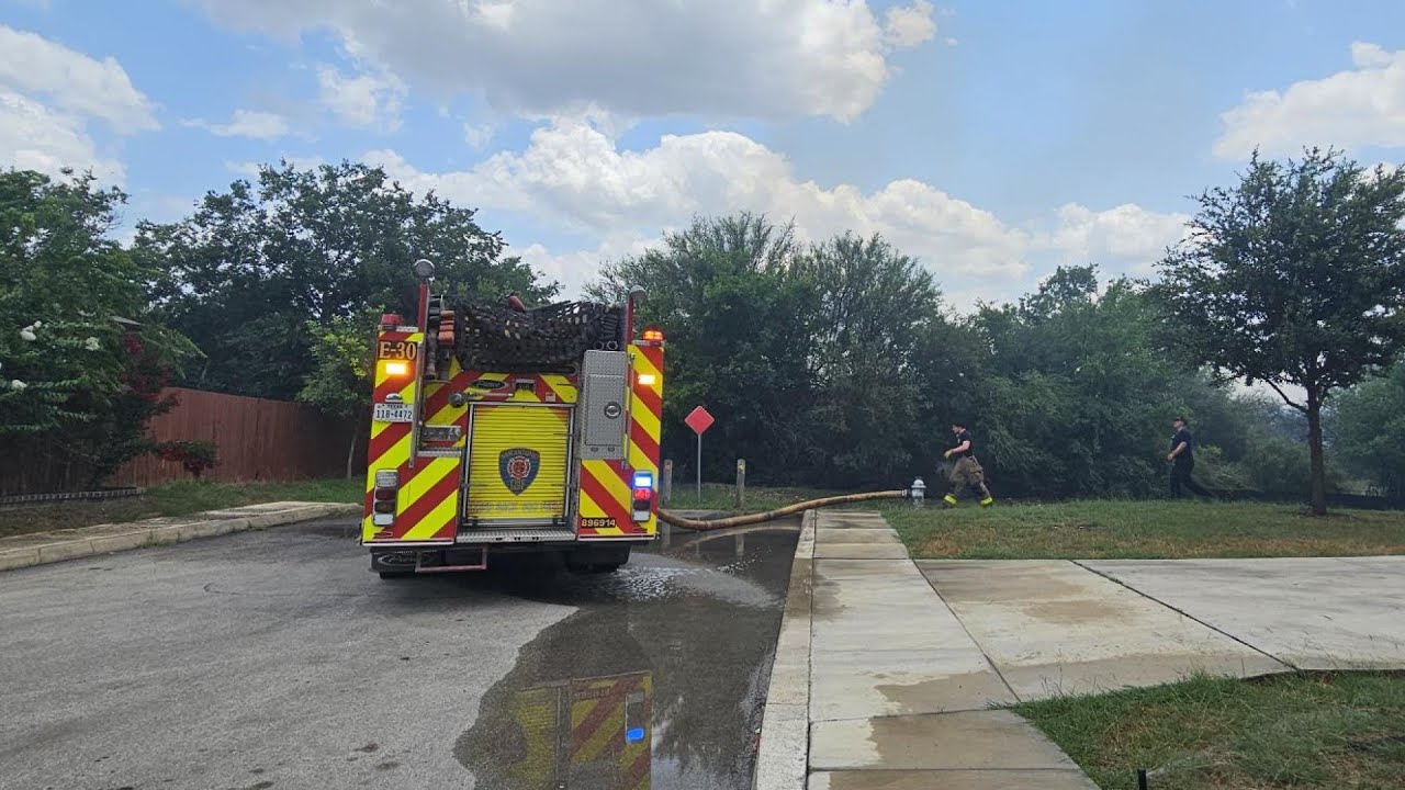 Multiple crews respond to large brush fire on East Side, SAFD says ...