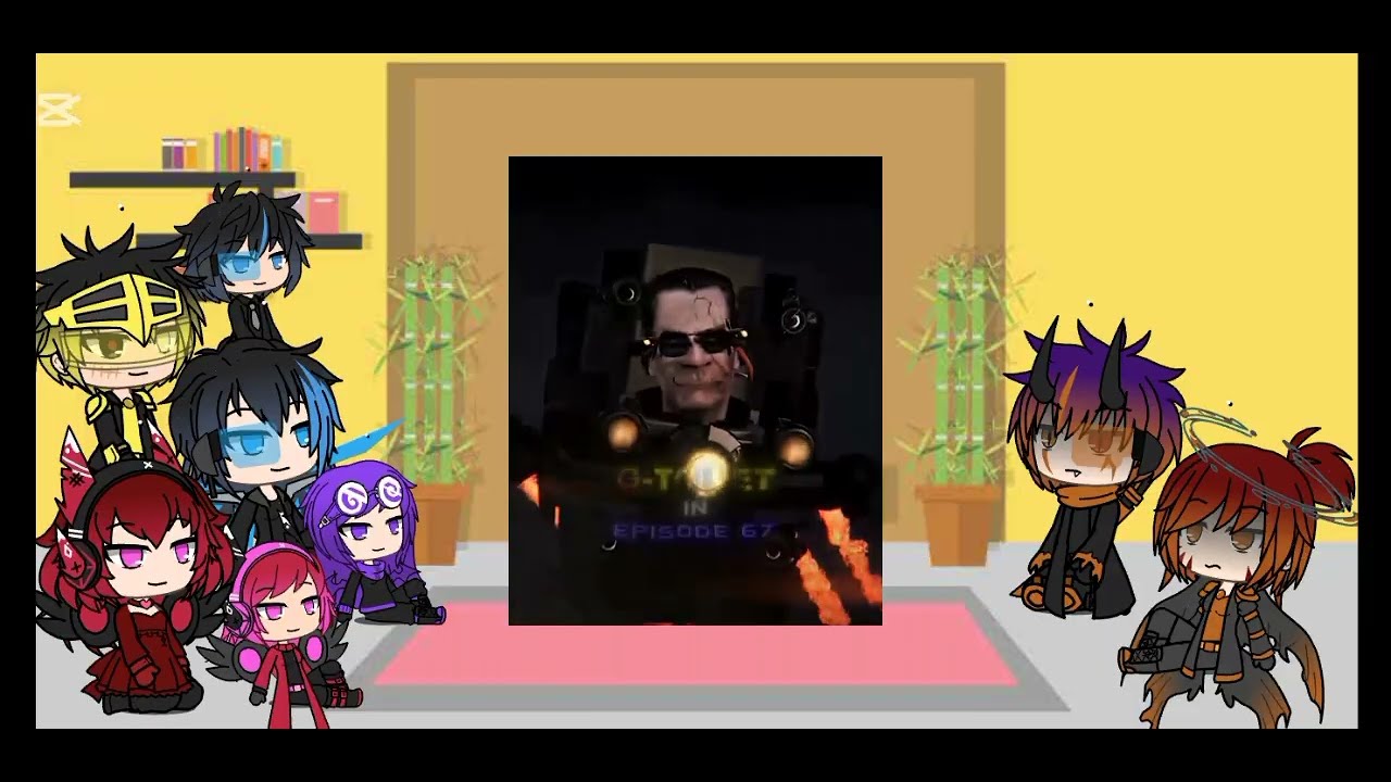 Skibidi toilet reaccionan a watchman of doom titan tv man #Parte3 #gacha #edit 