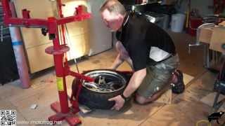 Motorcycle Tire Change & Balance  DIY