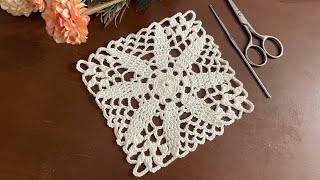 Perfect Flower Crochet Granny Square - Crochet Patterns