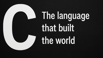 The programming language that built the world