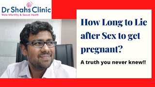 How long to lie down after sex to get pregnant ? @DrShahDupesh