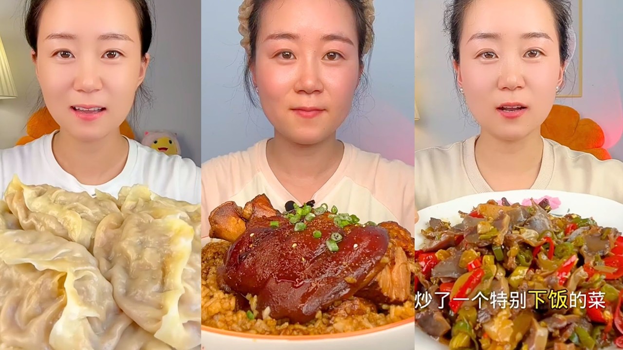 Chinese Home-Style Food Eating Show | Noodles, Buns & Daily Dishes #16