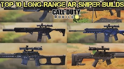 Top 10 Long Range Assault Rifle Sniper Gunsmith Builds in COD Mobile | Call of Duty Mobile