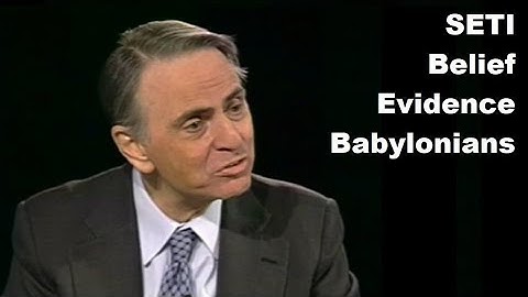 Carl Sagan on SETI & Babylonian Roots of Bible