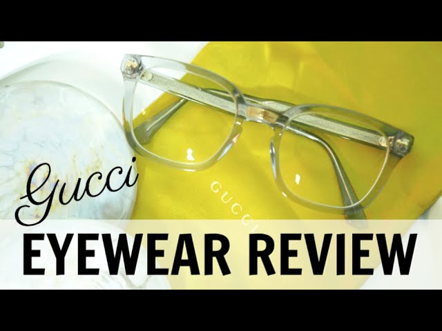 GUCCI Transparent Eyewear Review | VivreNadore - YouTube