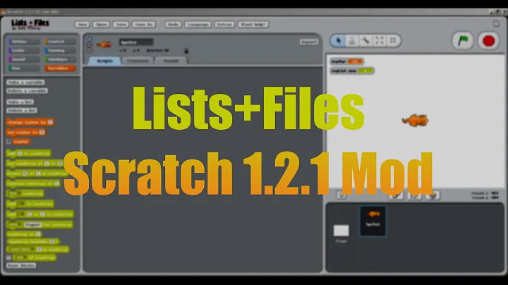 Lists+Files | Scratch 1.2.1 Modification