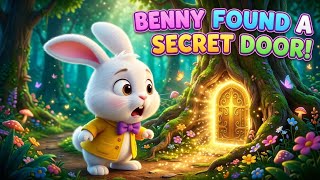 🐰 Benny Found a Secret Door! 🚪✨ | Magical Forest Adventure | Kids Story
