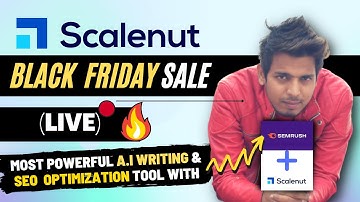 Scalenut Black Friday 2024🔥- Most Powerful A.i Writing & SEO Tool (UPTO 80% DISCOUNT)