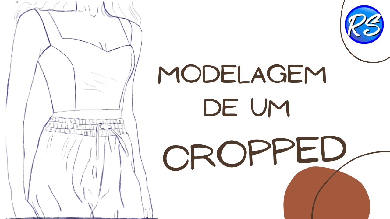 Como fazer o MOLDE de um CROPPED com Recorte Princesa - EP 225