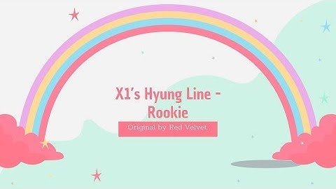 How would X1 (Hyung Line) sing Red Velvet