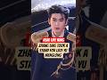 Zhang Ling He Mentioned Yu Menglong In His Winning Speech. #zhanglinghe #yumenglong #shorts