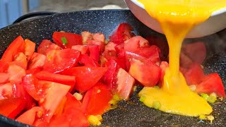 Just add eggs to tomatoes for a tasty meal | Quick & EASY Chinesestyle Stir Fry Recipe