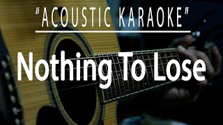 Nothing to lose - Michael Learns To Rock (Acoustic karaoke)