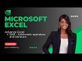 Learn how to use arithmetic operators and iterators in Microsoft excel to perform calculations.