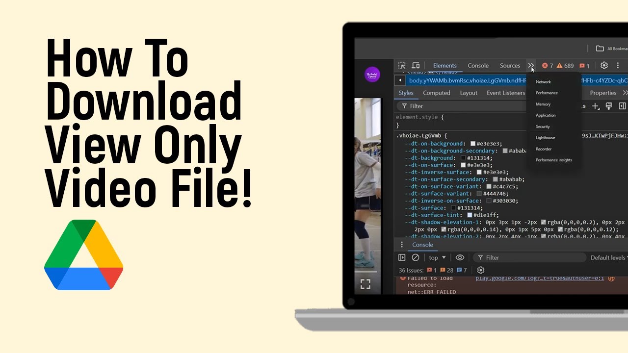 How To Download View Only Video File From Google Drive [easy] YouTube