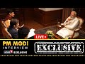 Live  pm modis exclusive interview on role of ed cbi and it in politics  exclusive to network18