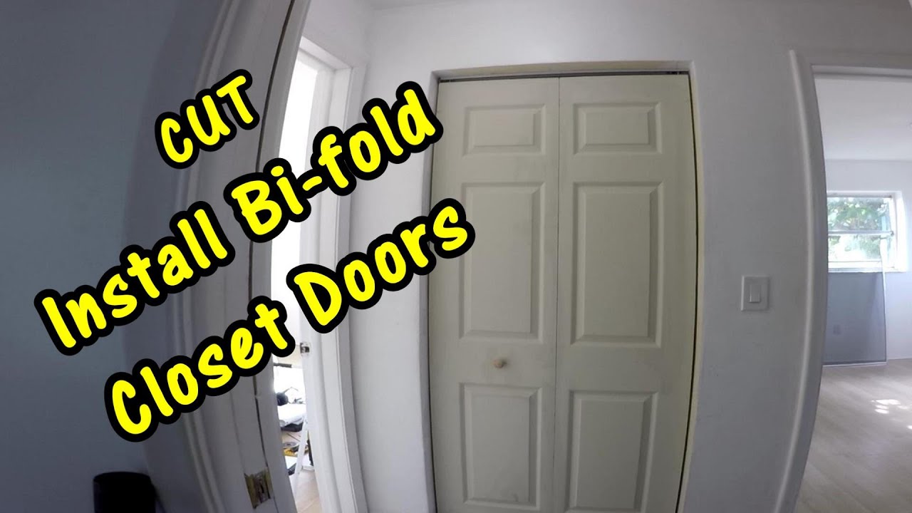 How To Cut A Bifold Door To Width