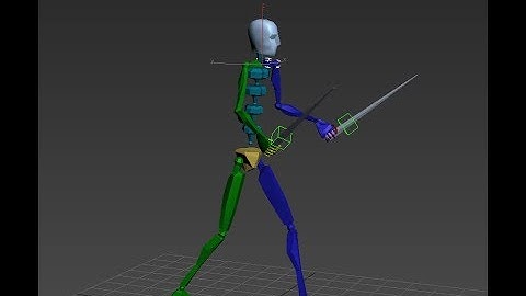 Autodesk 3ds Max biped weapon linking animation: Game Animation- Class lecture recap