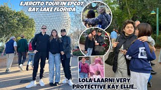 LOLA LAARNI VERY PROTECTIVE KAY ELLIE 😍 GUMALA ANG EJERCITO FAMILY SA BAY LAKE FLORIDA EPCOT